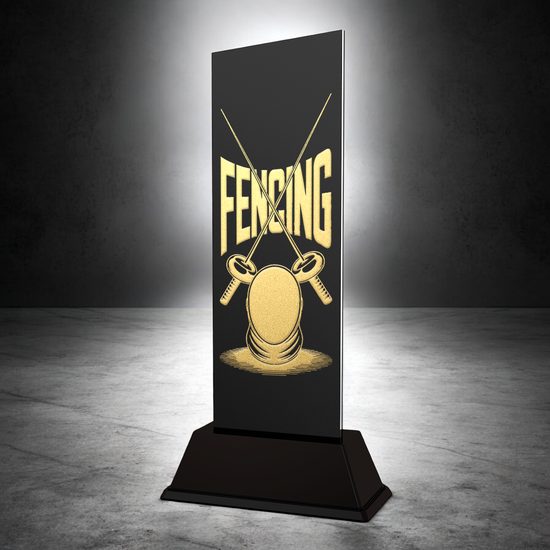 Shadowline Fencing Trophy – Stainless Steel Award