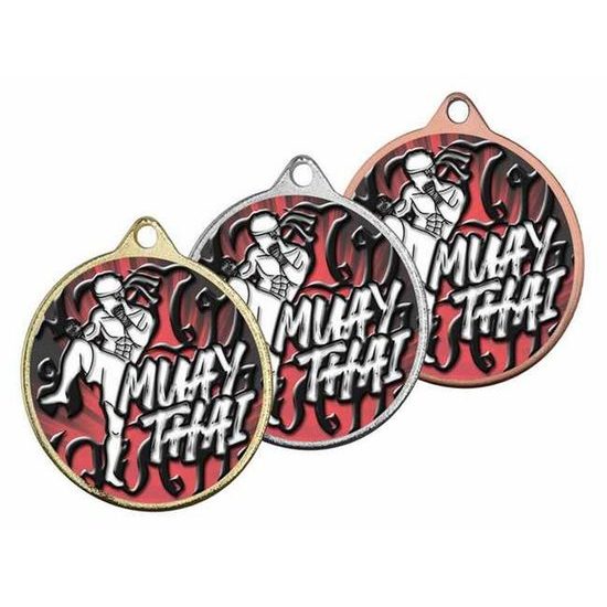 Hercules Texture Print Muay Thai Medal
