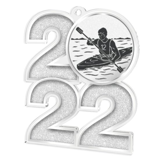 Kayak 2022 Silver Acrylic Medal