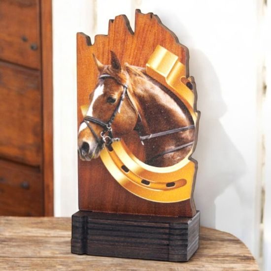 Shard Equestrian Eco Friendly Wooden Trophy