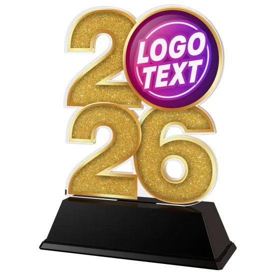 Custom Year Trophy – Acrylic Award with Year Selection