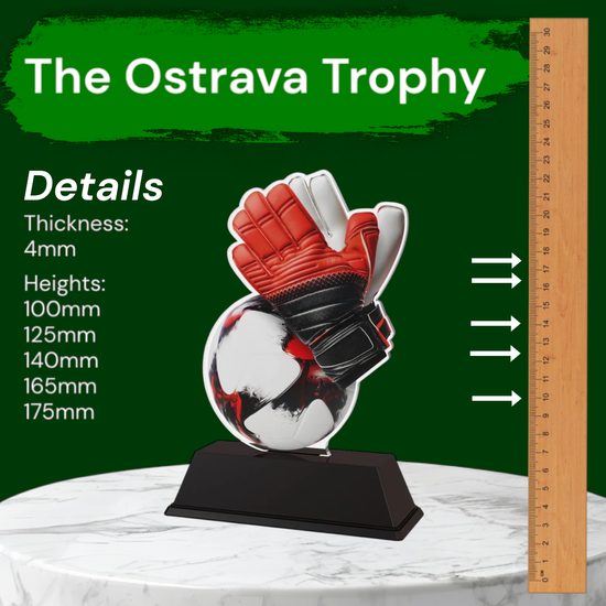 Ostrava Football Goalkeeper Gloves Trophy