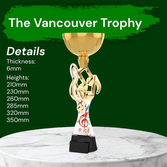 Vancouver Music Notes Gold Cup Trophy