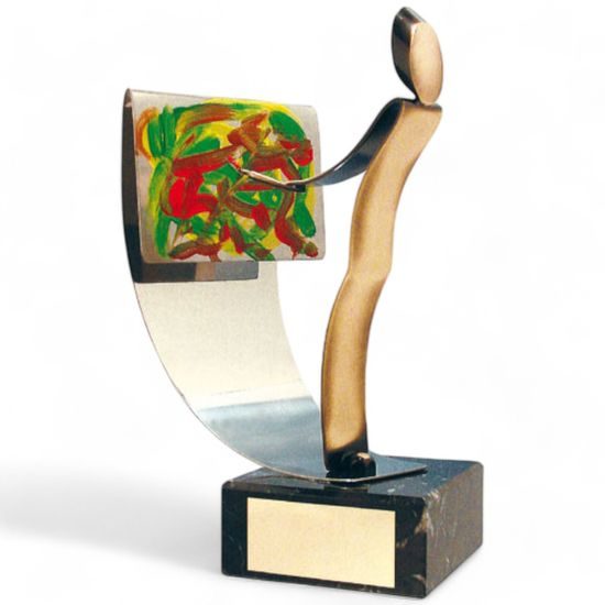 Miro Art Handmade Metal Trophy