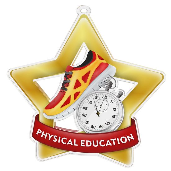 Physical Education Mini Star Gold Medal