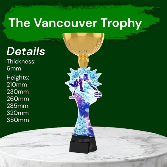 Vancouver Curling Gold Cup Trophy