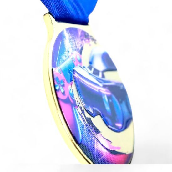 Vulcan eSports Gold Texture Print Medal