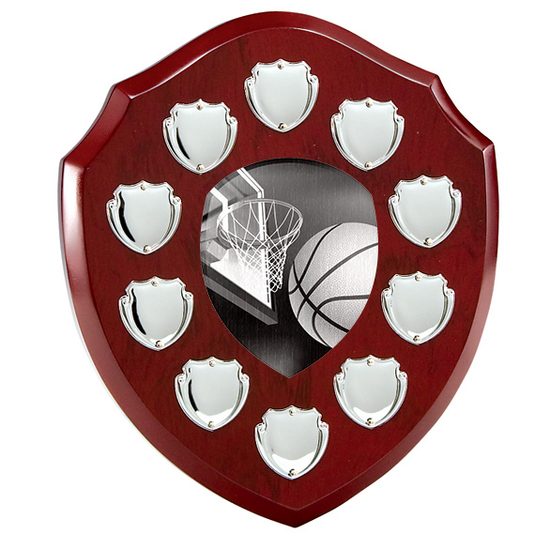 Anglia Basketball Rosewood Wooden 10 Year Annual Shield