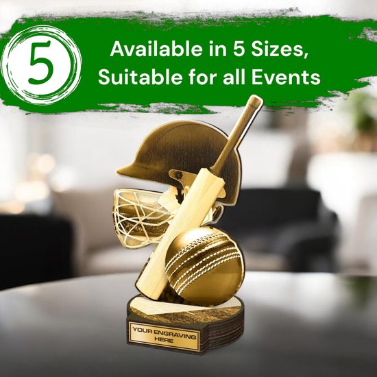 Grove Classic Cricket Real Wood Trophy