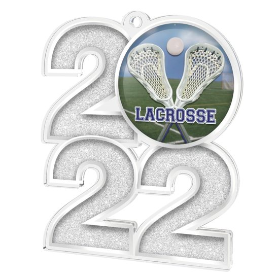 Lacrosse 2022 Silver Acrylic Medal