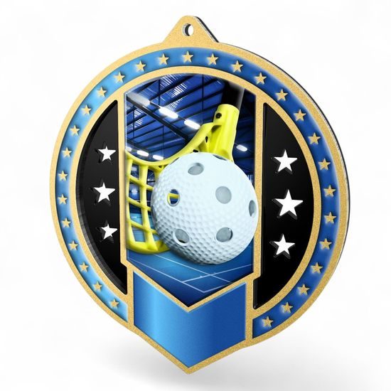 Sentinel Floorball Stainless Steel Medal