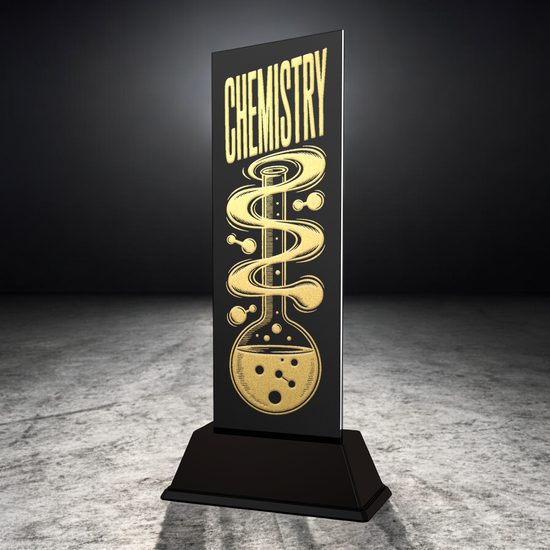 Shadowline School Chemistry Trophy – Stainless Steel Award