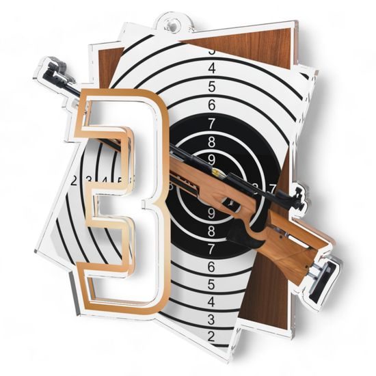 Poznan Rifle Shooting Number 3 Medal