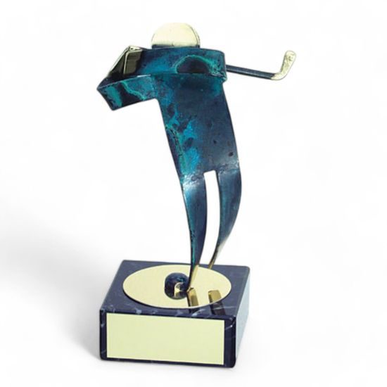 Toledo Golf Longest Drive Handmade Metal Trophy