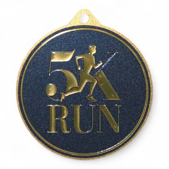 Quantum 5K Run Stainless Steel Medal