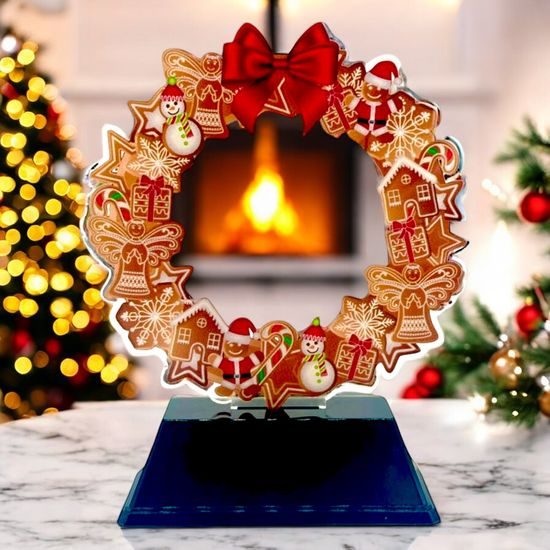 Festive Christmas Wreath Trophy