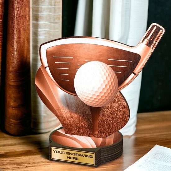 Grove Classic Golf Driver Real Wood Trophy