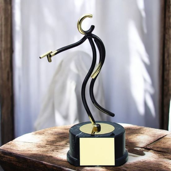 Valencia Pistol Shooting Handmade Metal Trophy