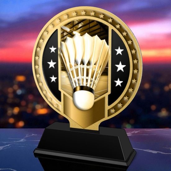 Sentinel Classic Stainless Steel Badminton Trophy