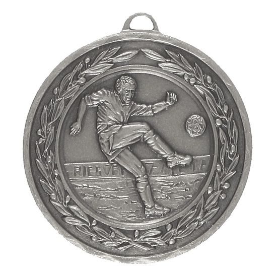 Laurel Football Player Silver Medal