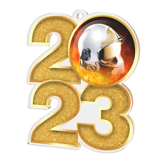 Firefighter 2023 Acrylic Medal