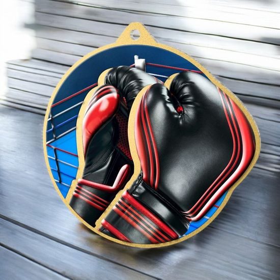 Aurum Boxing Stainless Steel Medal