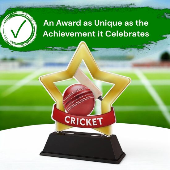 Mini Star Cricket Trophy