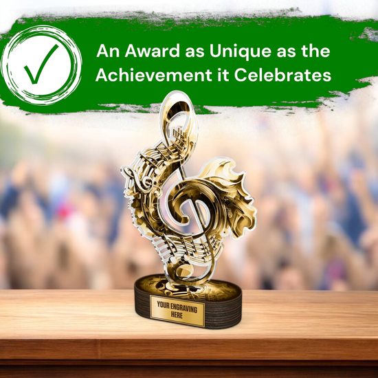 Altus Acoustic Music Note Classic Trophy
