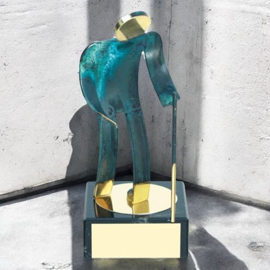 Toledo Walking and Hiking Handmade Metal Trophy