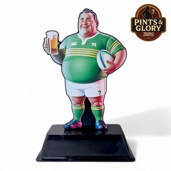 Pints & Glory Rugby Trophy