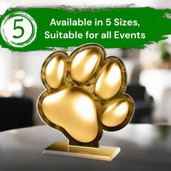 Cannes Classic Dog Paw Trophy