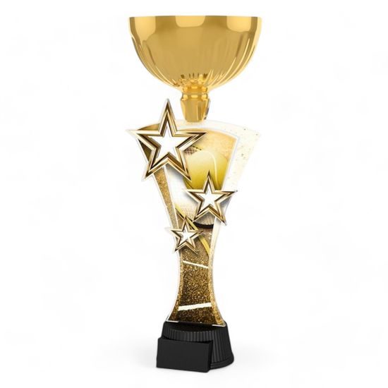 Triple Star Classic Tennis Gold Trophy Cup