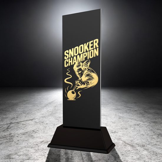 Shadowline Snooker Champion Metal Trophy