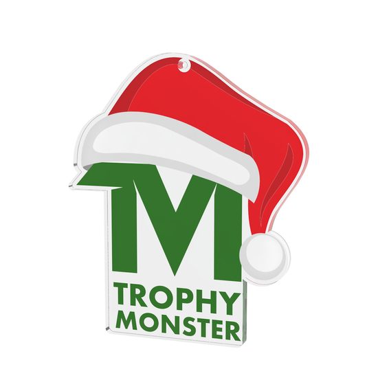 Santa Logo Hat Custom Made Printed Bauble