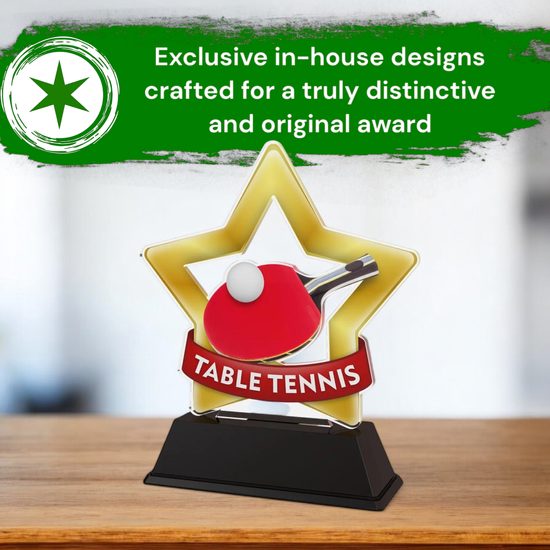 Mini Star Table Tennis Trophy