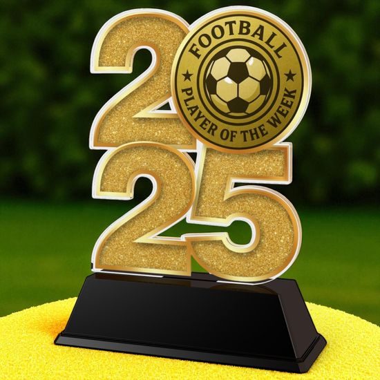 Player of the Week Football 2025 Trophy