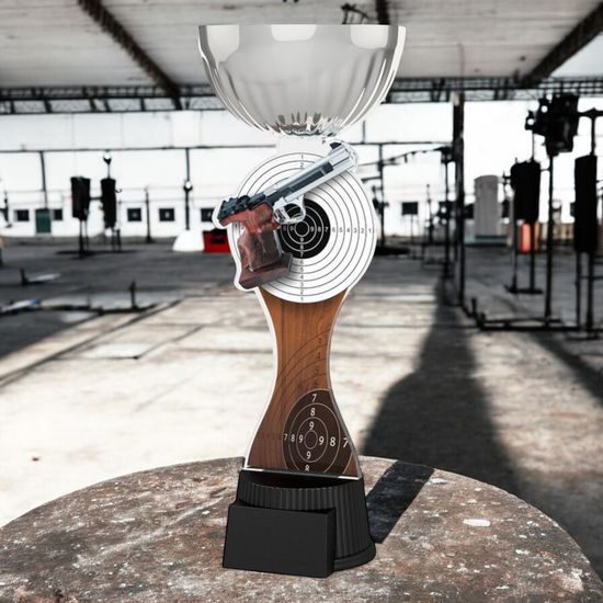 Montreal Pistol Shooting Silver Cup Trophy