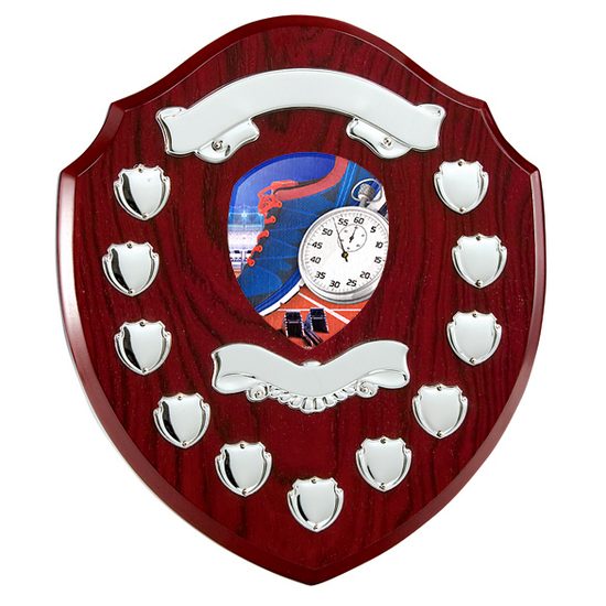 Northumbria Athletics Rosewood Wooden 11 Year Annual Shield