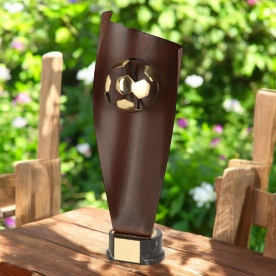 Madrid Football Handmade Gold Metal Trophy