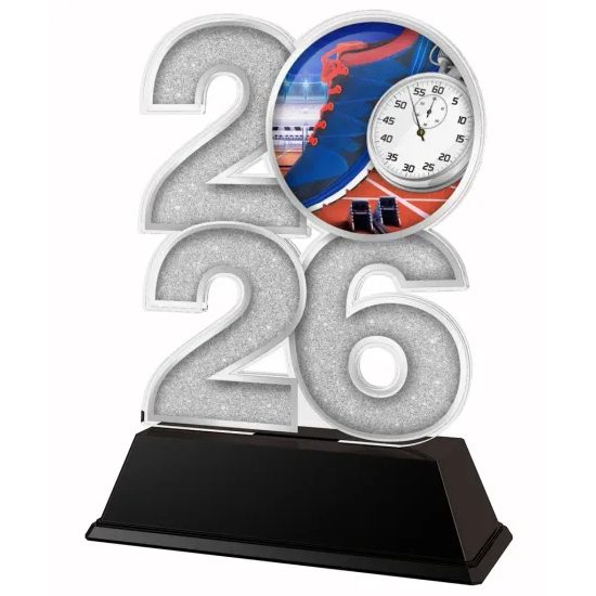 Athletics Year Trophy – Sports Award with Year Selection
