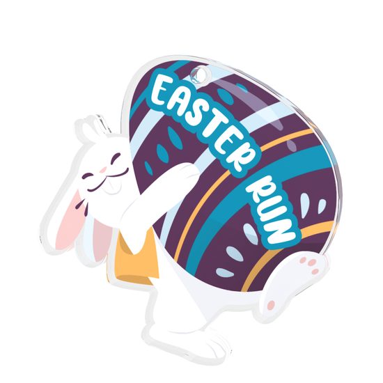 Easter Run Big Egg Bunny Medal