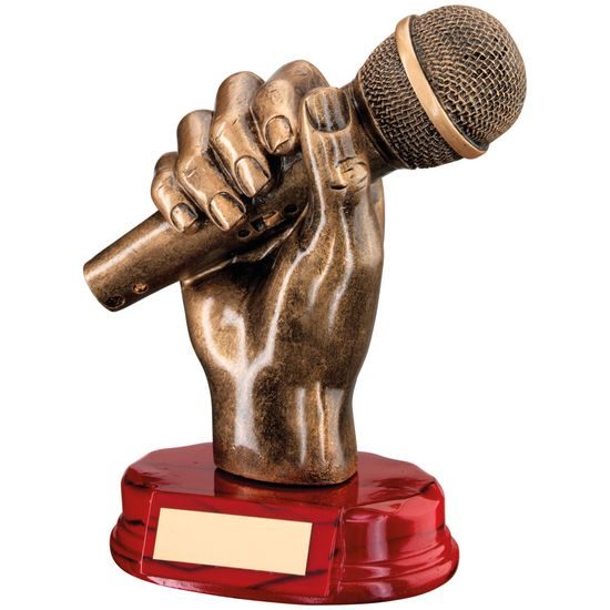 Microphone Singing Trophy