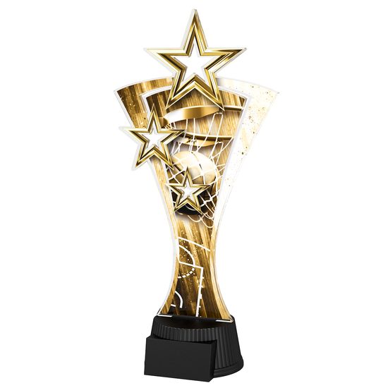 Classic Triple Star Basketball Trophy