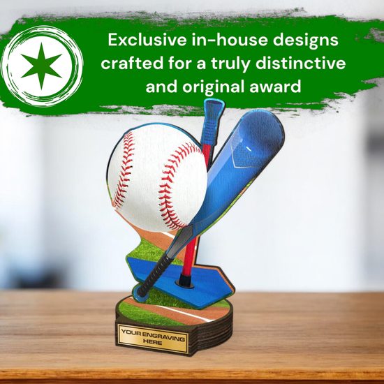 Grove T-ball Real Wood Trophy