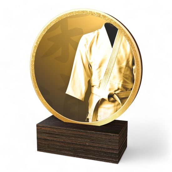 Holt Classic Martial Arts Kimono Real Wood Trophy