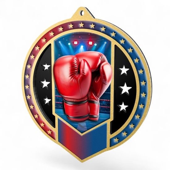 Sentinel Boxing Stainless Steel Medal