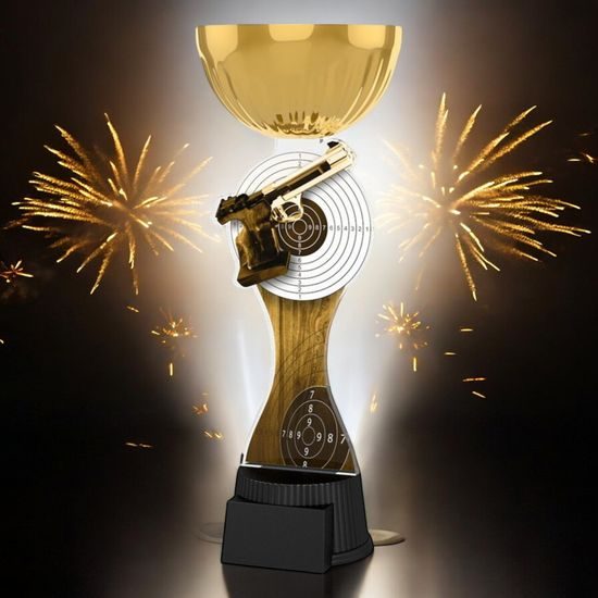 Vancouver Classic Pistol Shooting Gold Cup Trophy