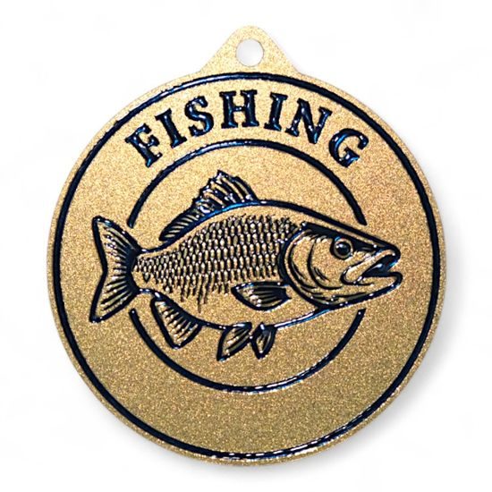 Quantum Fishing Stainless Steel Medal