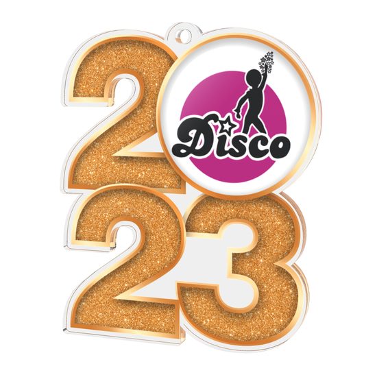 Disco Dance 2023 Acrylic Medal