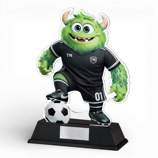 "Kickster" The Football Trophy Monster